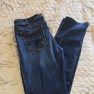 Silver ELYSE Straight Jeans